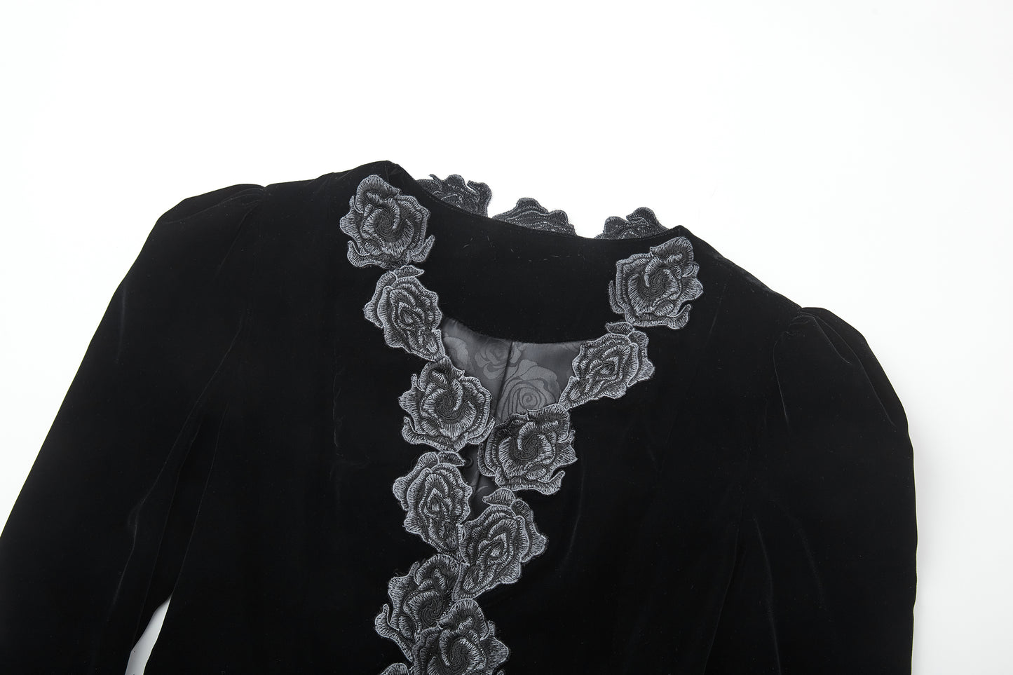 ordúdíordú | Top - Floral Velor Top