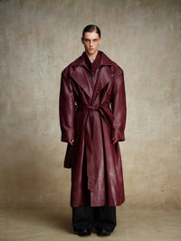 ordúdíordú | Jacket - Black Structured Leather Jacket