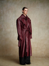 ordúdíordú | Jacket - Black Structured Leather Jacket