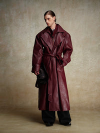 ordúdíordú | Jacket - Black Structured Leather Jacket