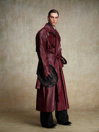 ordúdíordú | Jacket - Black Structured Leather Jacket