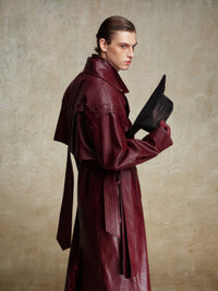 ordúdíordú | Jacket - Black Structured Leather Jacket