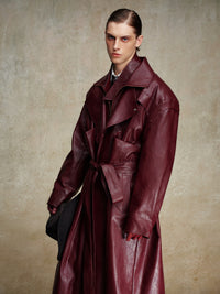 ordúdíordú | Jacket - Black Structured Leather Jacket