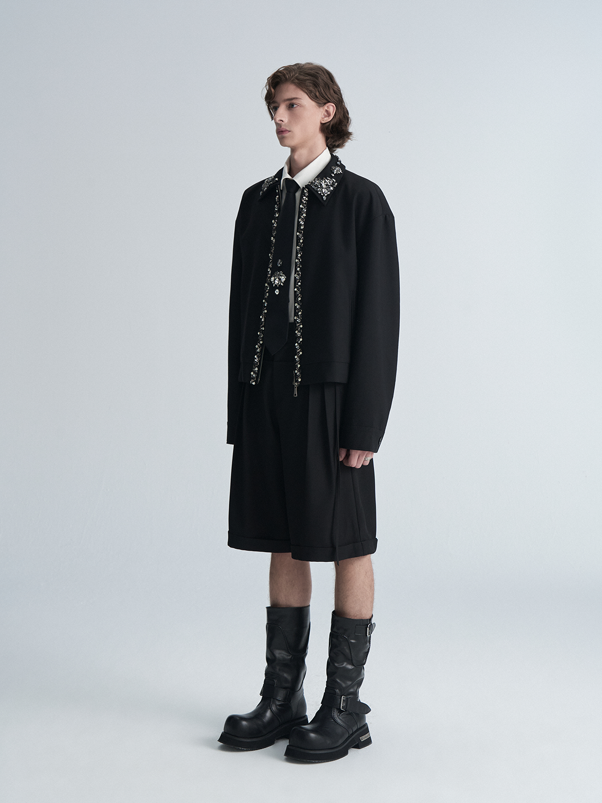 ordúdíordú | Jacket - Jewel Collar Jacket