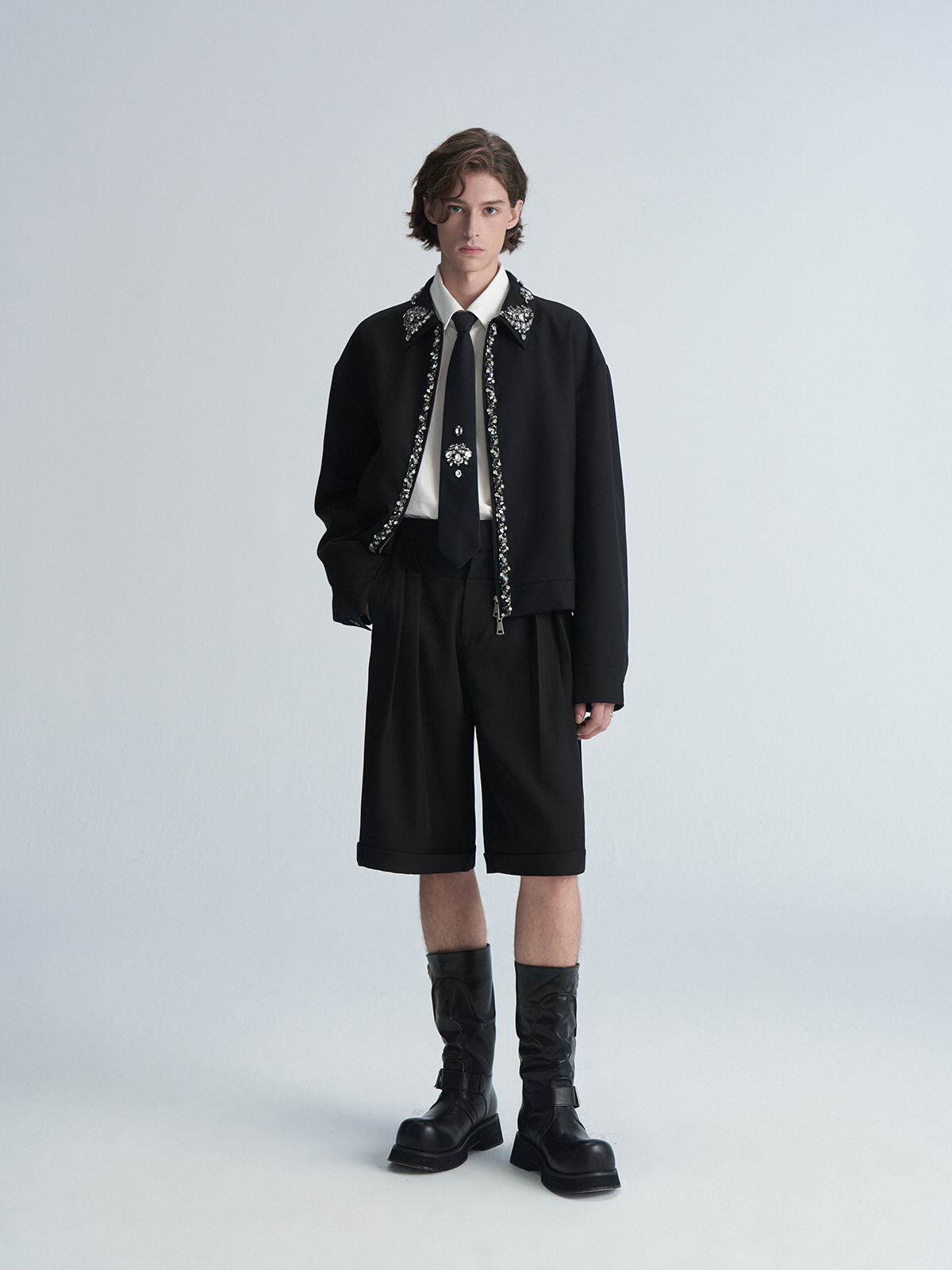 ordúdíordú | Jacket - Jewel Collar Jacket