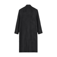 ordúdíordú | Coat - Asymmetrical Double Front Rose Tweed Coat