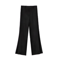 ordúdíordú | Trousers - Bell-Bottomed Lacks with Pleated Sides