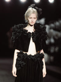 ordúdíordú | Dress - Half Skirt with Black Roses