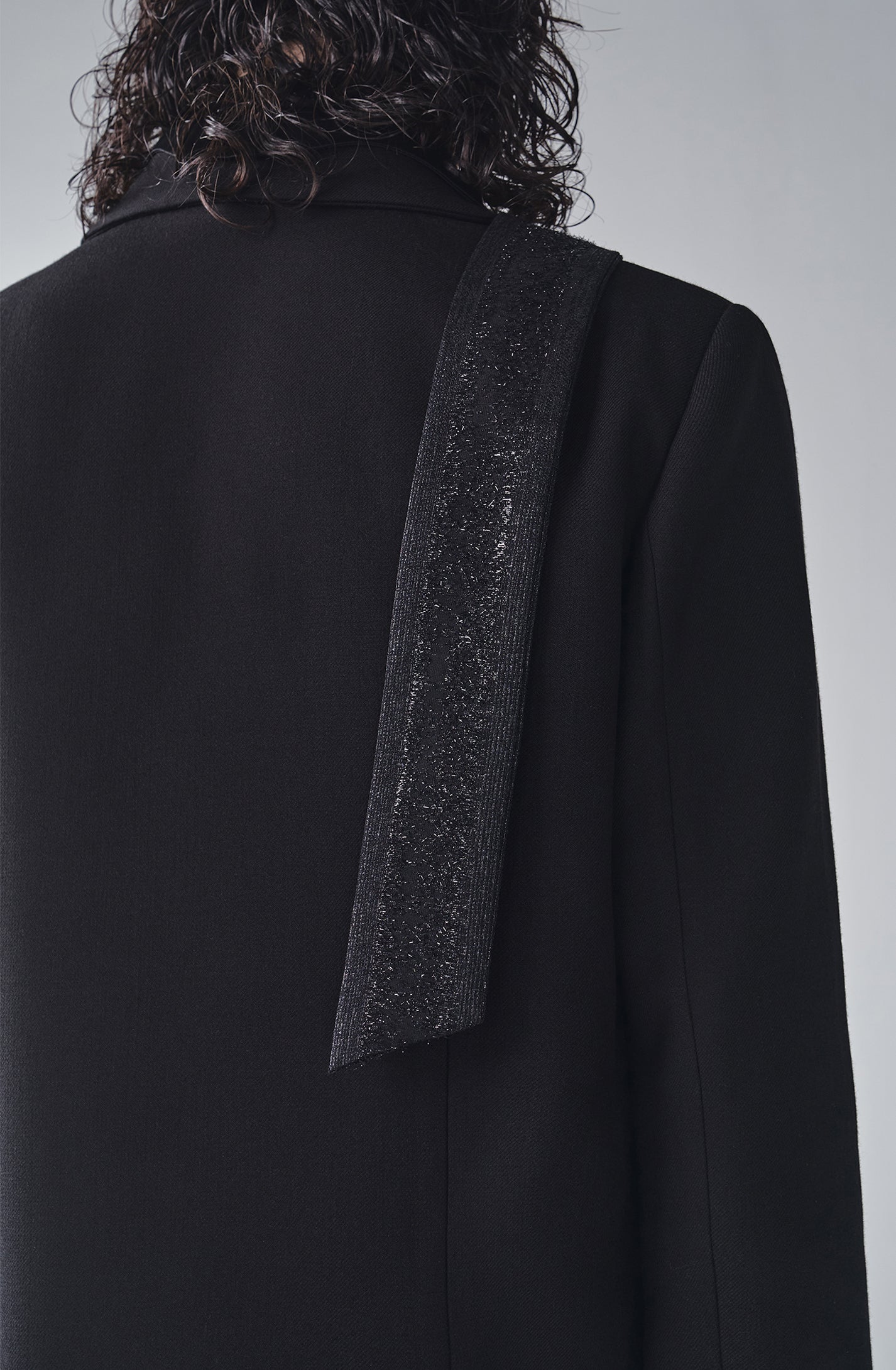 ordúdíordú | Accessory - Black Sequin Tie