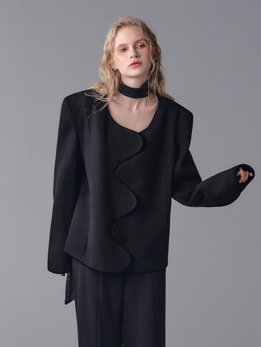 ordúdíordú | Accessory - Black Sequin Tie