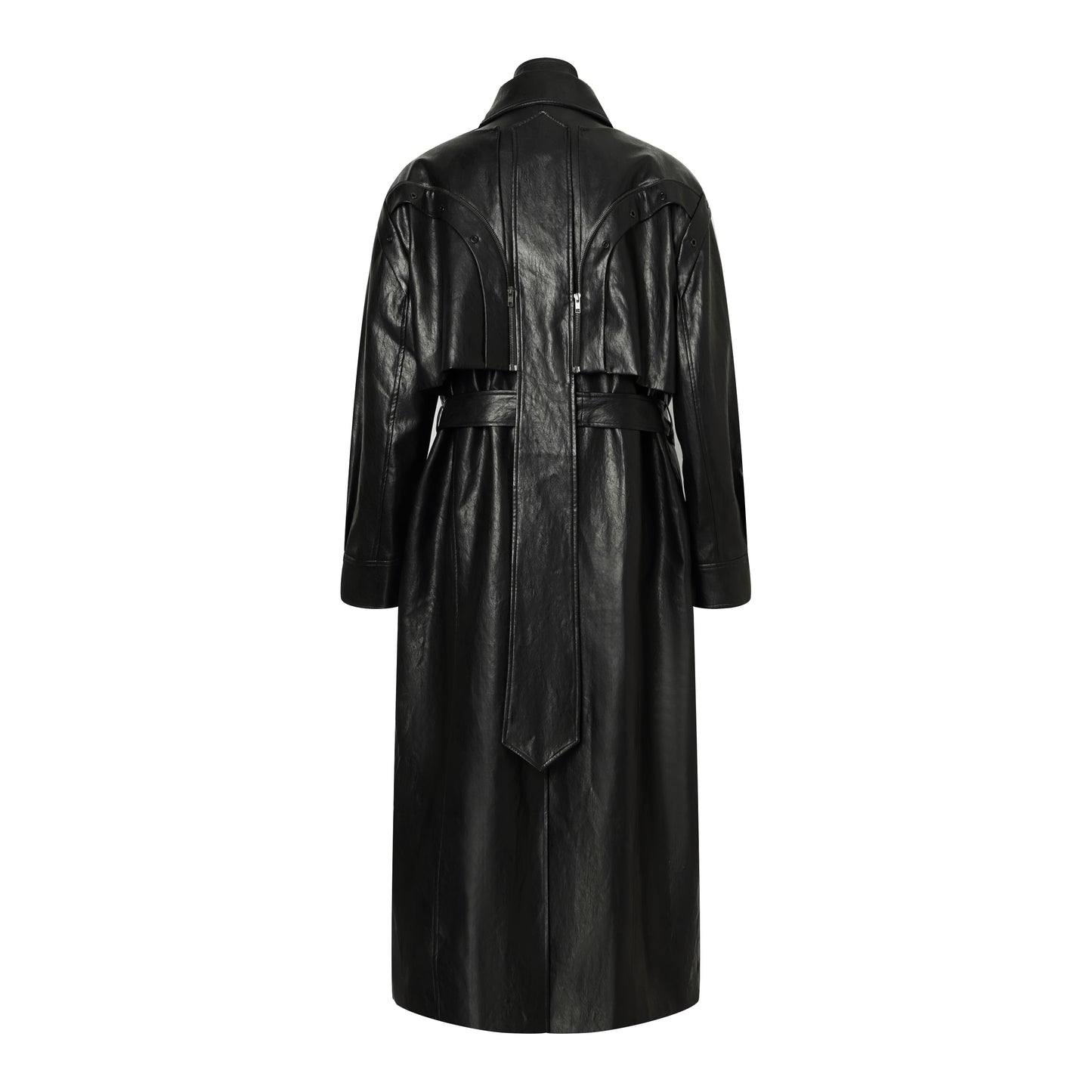 ordúdíordú | Jacket - Black Structured Leather Jacket