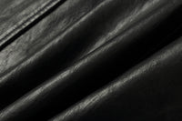 ordúdíordú | Jacket - Black Structured Leather Jacket