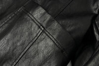 ordúdíordú | Jacket - Black Structured Leather Jacket