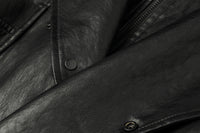 ordúdíordú | Jacket - Black Structured Leather Jacket