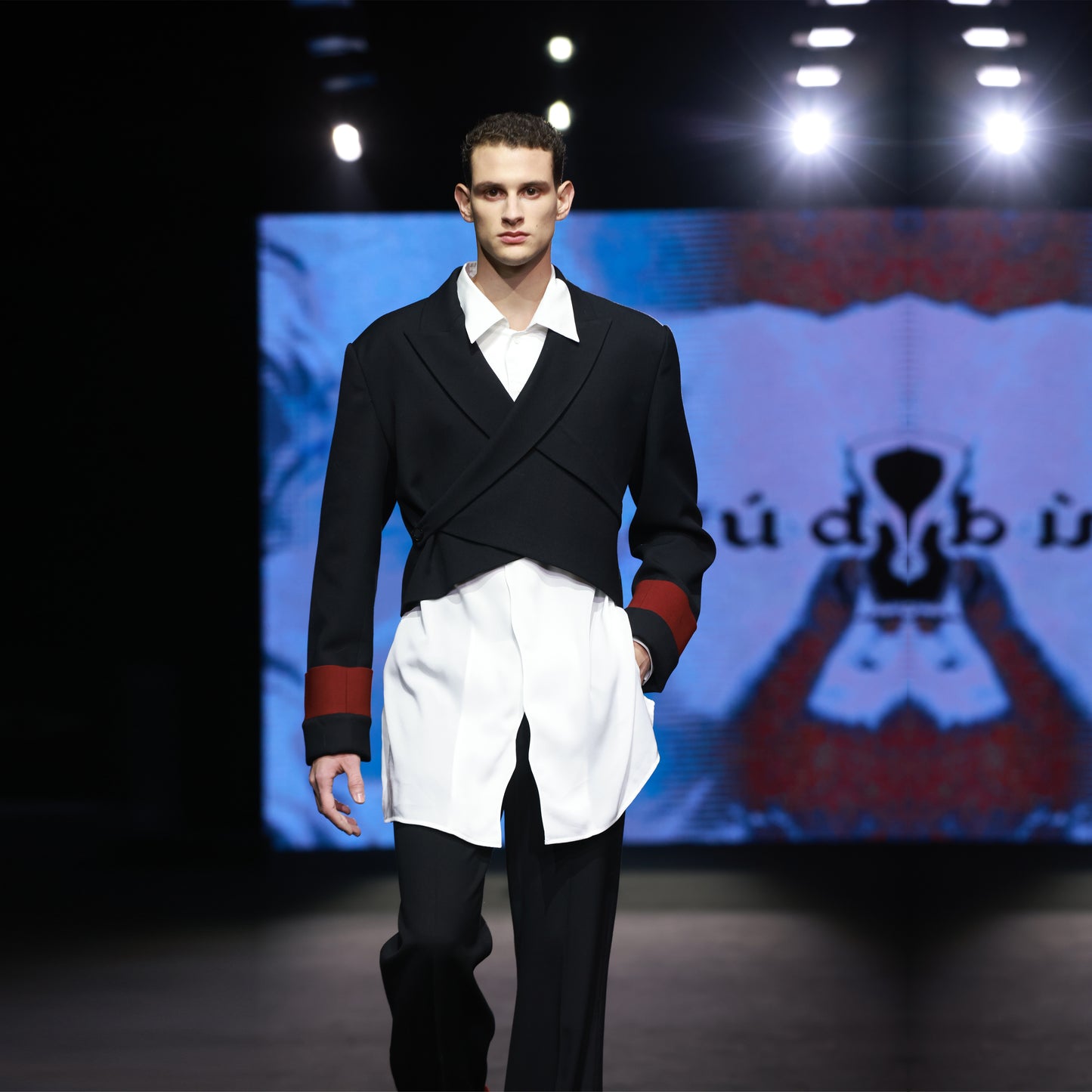 ordúdíordú | Shirt - Curve-edge Draping Shirt