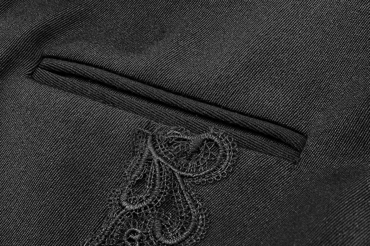ordúdíordú | Coat - Curved Front Lace Jacket