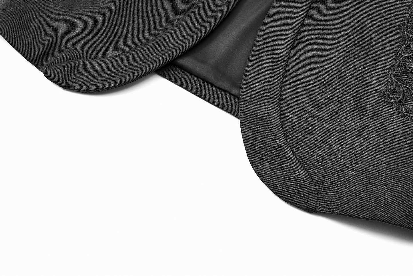 ordúdíordú | Coat - Curved Front Lace Jacket