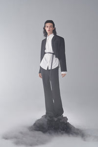 ordúdíordú | Coat - Curved Front Lace Jacket