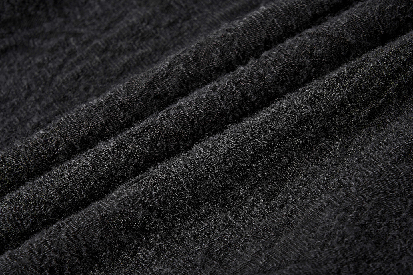 ordúdíordú | Shirt - Dark Textured Diamond Knitting Shirt