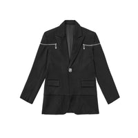 ordúdíordú | Suit - Deconstruct Double Zipper Textured Suit