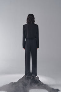 ordúdíordú | Suit - Double Front Piece Textured Layer Short Suit