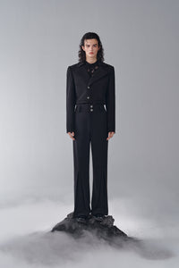 ordúdíordú | Suit - Double Front Piece Textured Layer Short Suit