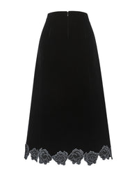 ordúdíordú | Dress - Floral Velour Dress