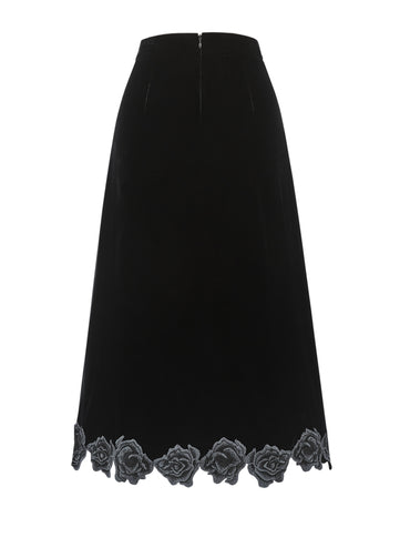 ordúdíordú | Dress - Floral Velour Dress