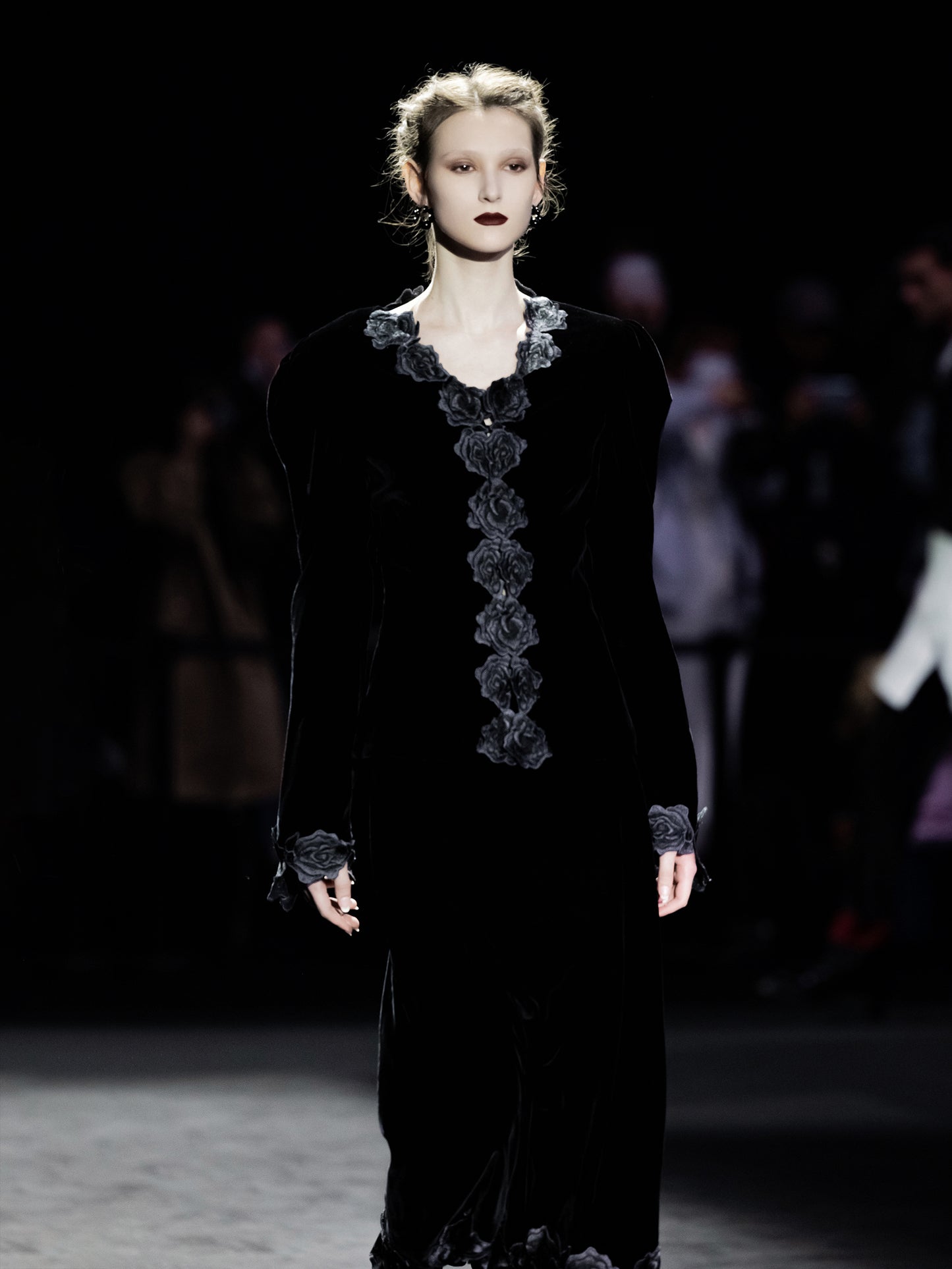 ordúdíordú | Dress - Floral Velour Dress