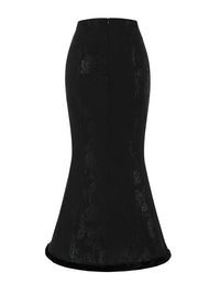 ordúdíordú | Dress - Knit Dark Cropped Half Skirt