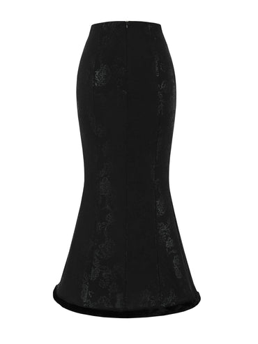 ordúdíordú | Dress - Knit Dark Cropped Half Skirt
