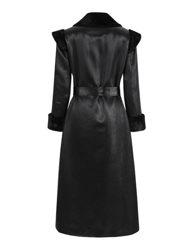 ordúdíordú | Accessory - Glossy Imitation Fur Coat