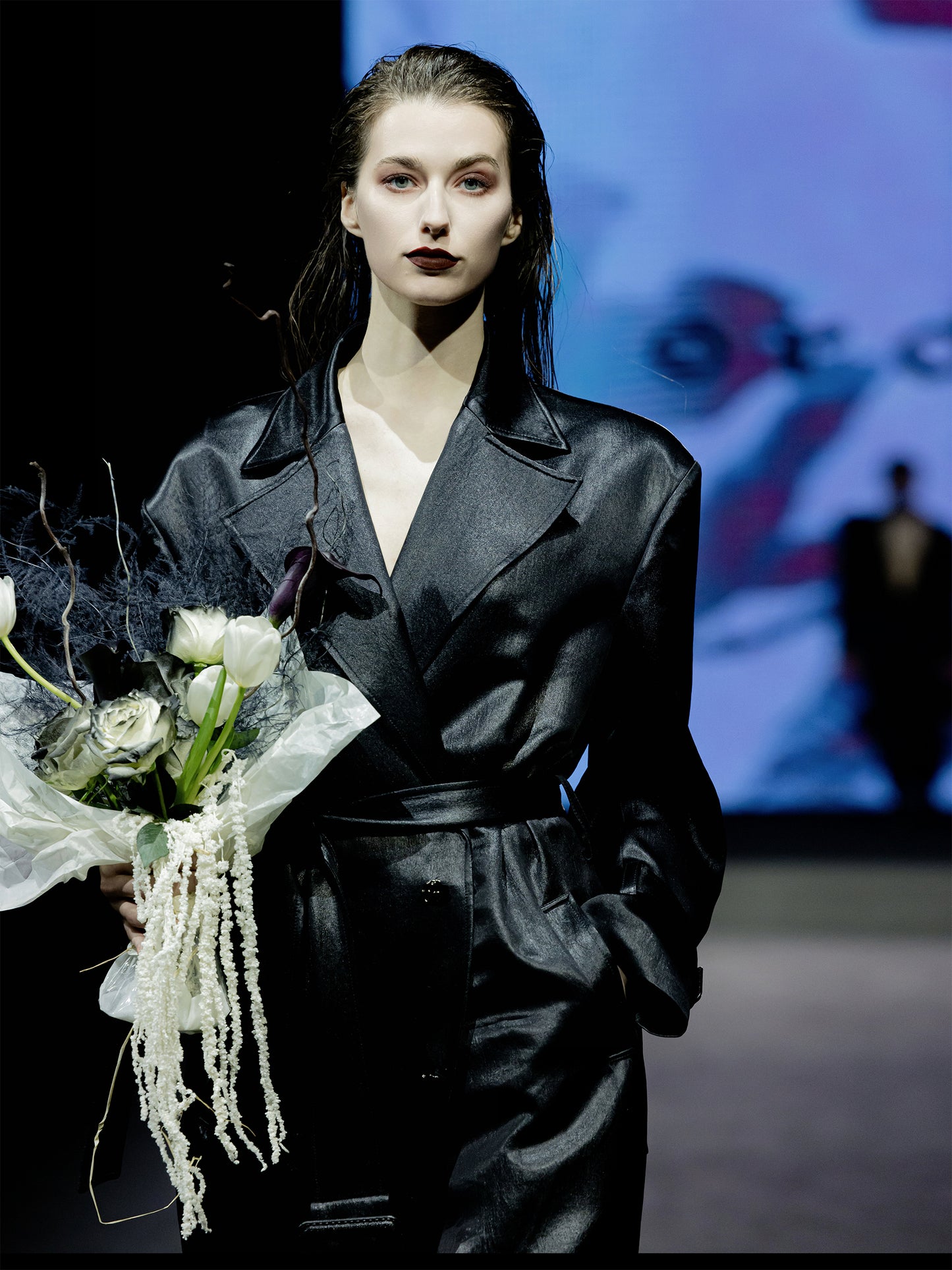 ordúdíordú | Accessory - Glossy Imitation Fur Coat