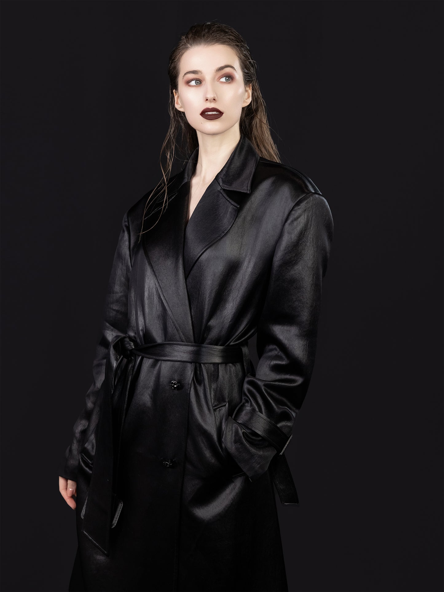 ordúdíordú | Accessory - Glossy Imitation Fur Coat