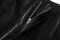 ordúdíordú | Trousers - Glossy Imitation Leather Fur Trousers