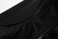 ordúdíordú | Trousers - Glossy Imitation Leather Fur Trousers