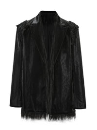 ordúdíordú | Suit - Glossy Imitation Leather Fur Suit