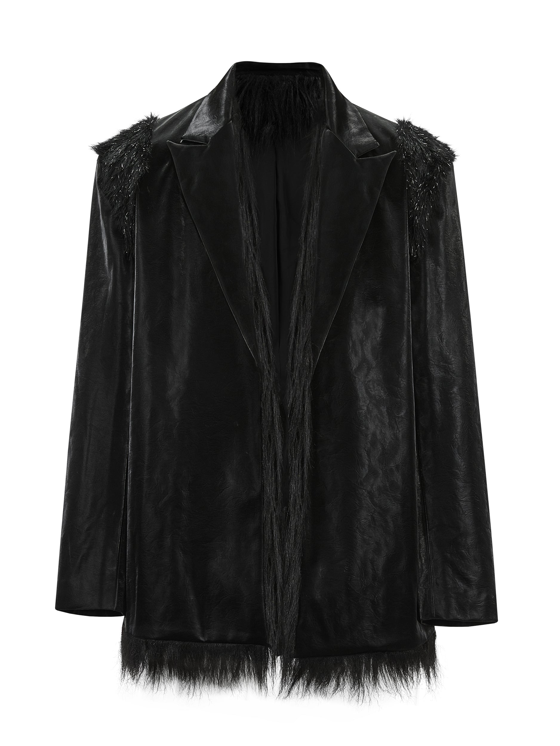 ordúdíordú | Suit - Glossy Imitation Leather Fur Suit