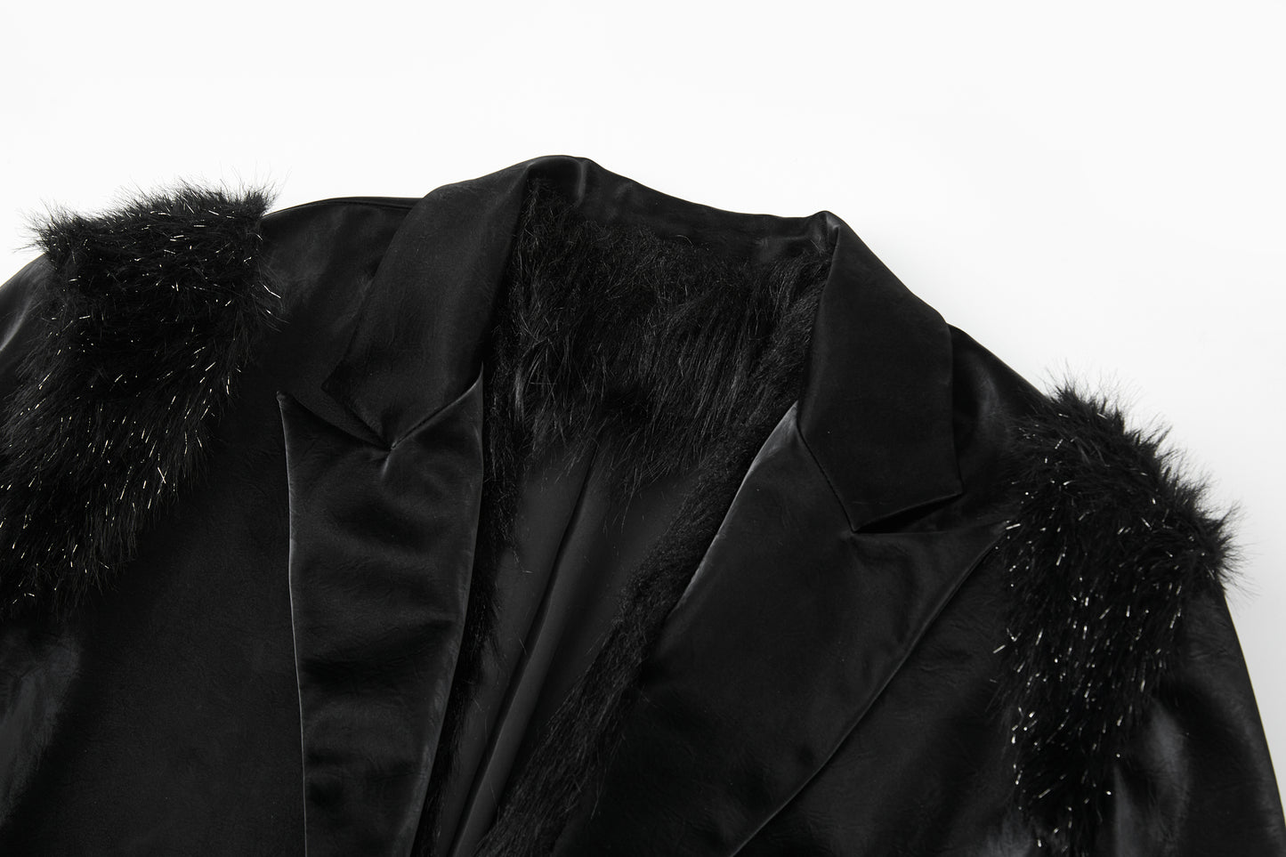 ordúdíordú | Suit - Glossy Imitation Leather Fur Suit