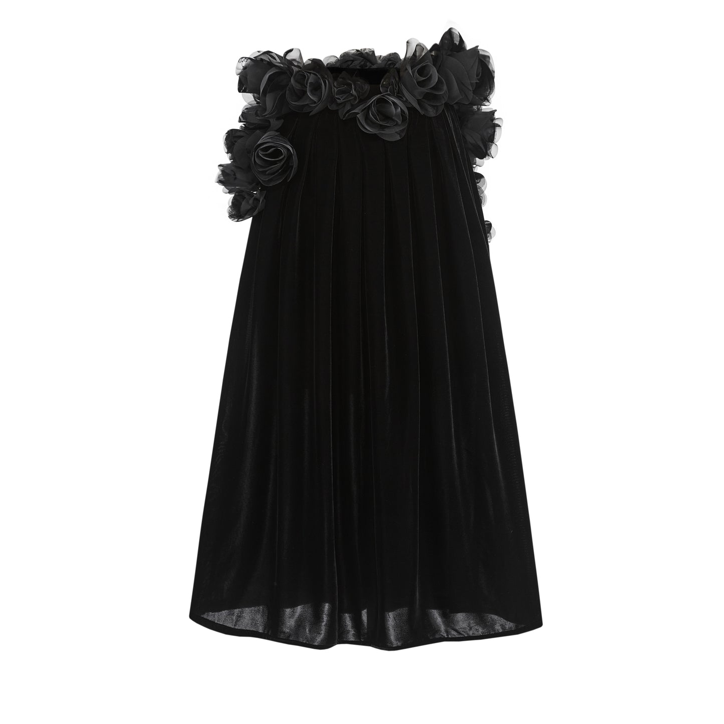 ordúdíordú | Dress - Half Skirt with Black Roses