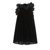 ordúdíordú | Dress - Half Skirt with Black Roses