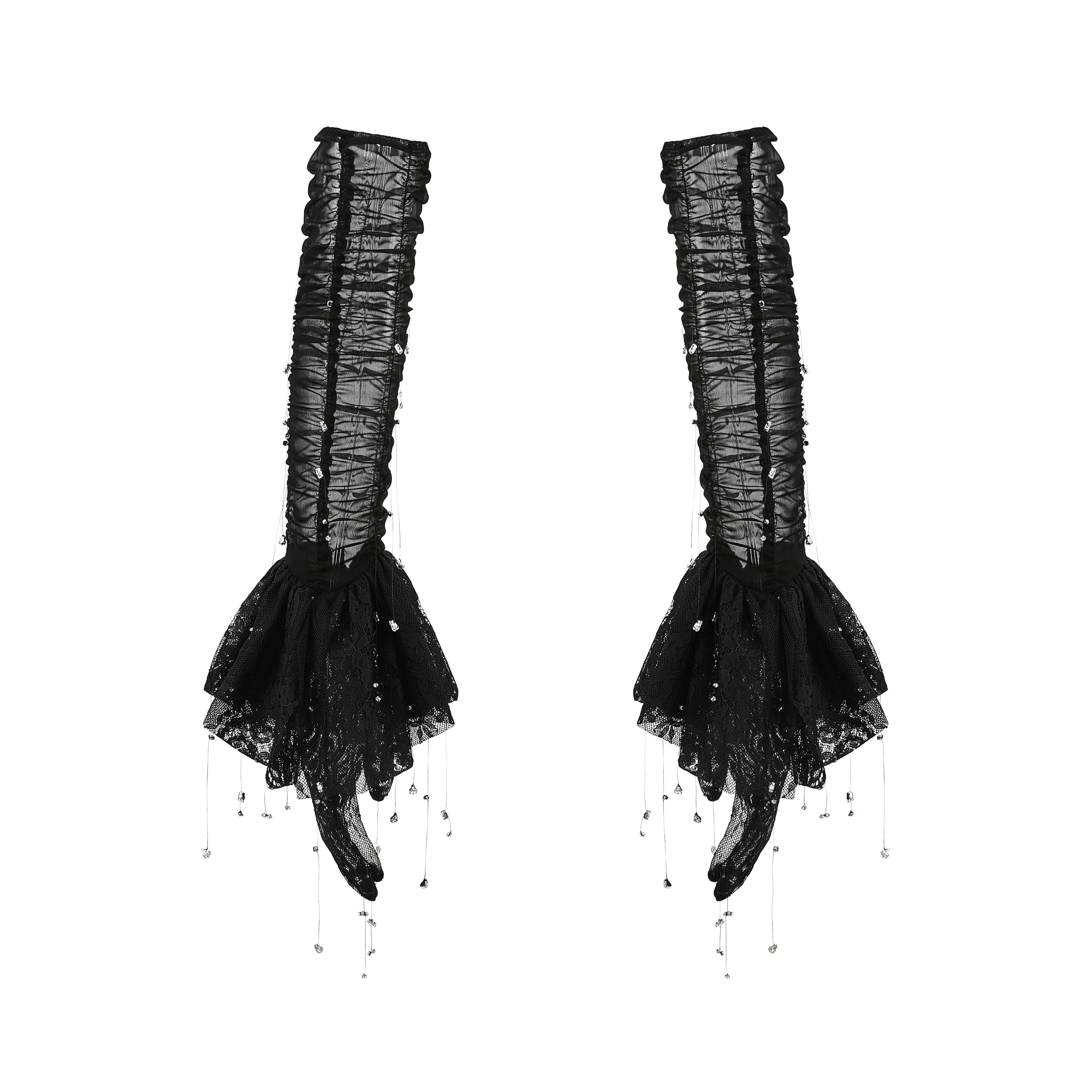 ordúdíordú | Gloves - Hang Beaded Lace Gloves