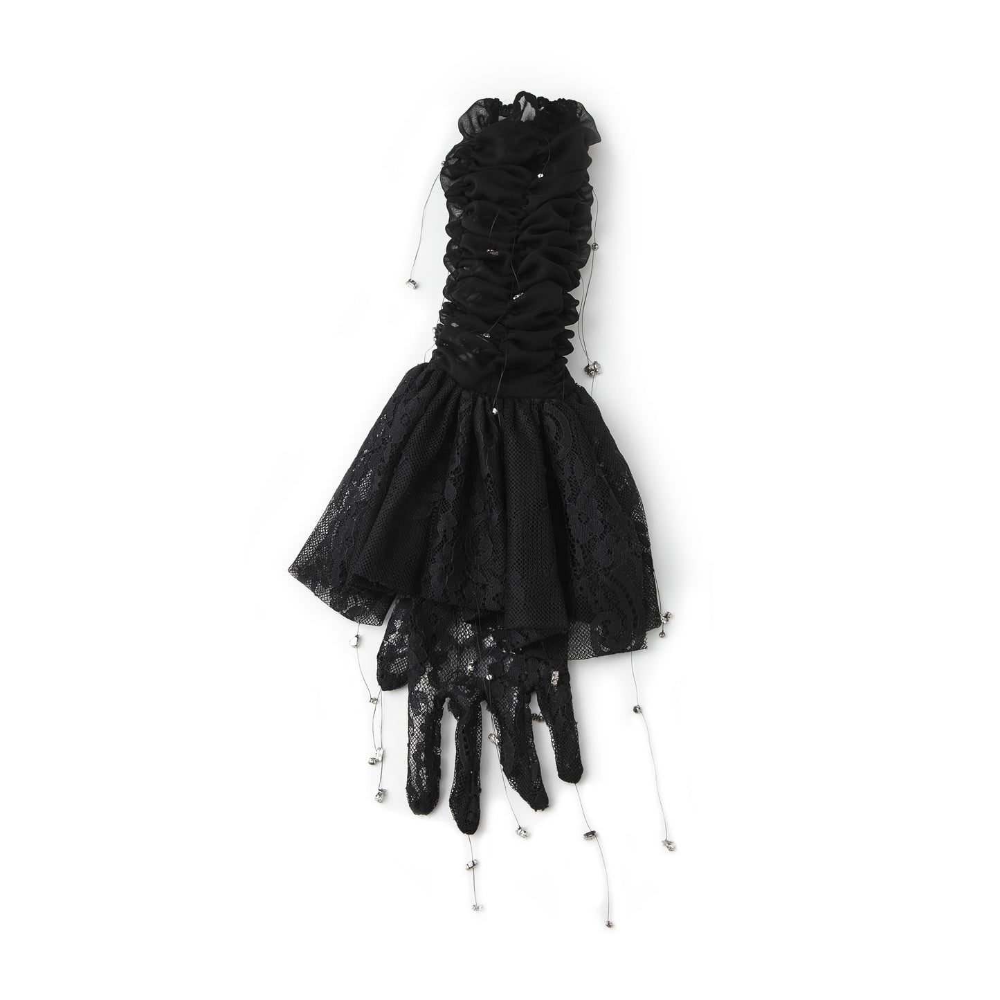 ordúdíordú | Gloves - Hang Beaded Lace Gloves
