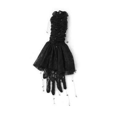 ordúdíordú | Gloves - Hang Beaded Lace Gloves
