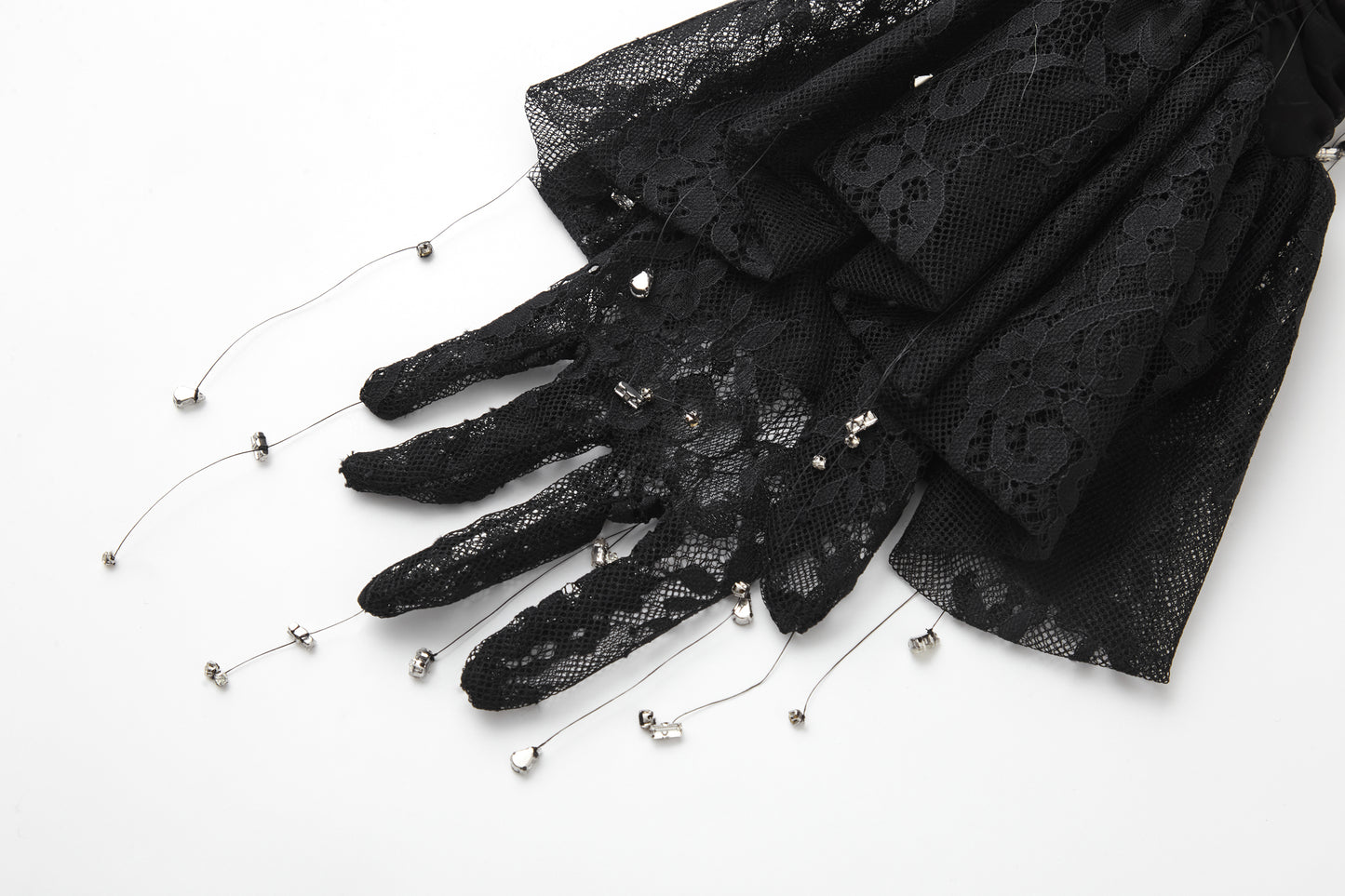ordúdíordú | Gloves - Hang Beaded Lace Gloves