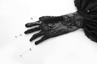 ordúdíordú | Gloves - Hang Beaded Lace Gloves