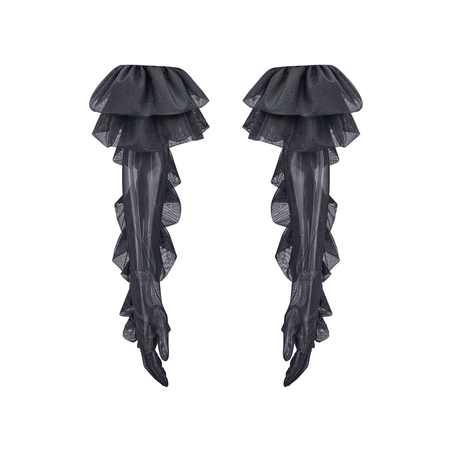 ordúdíordú | Gloves - Long Ruffled Gloves
