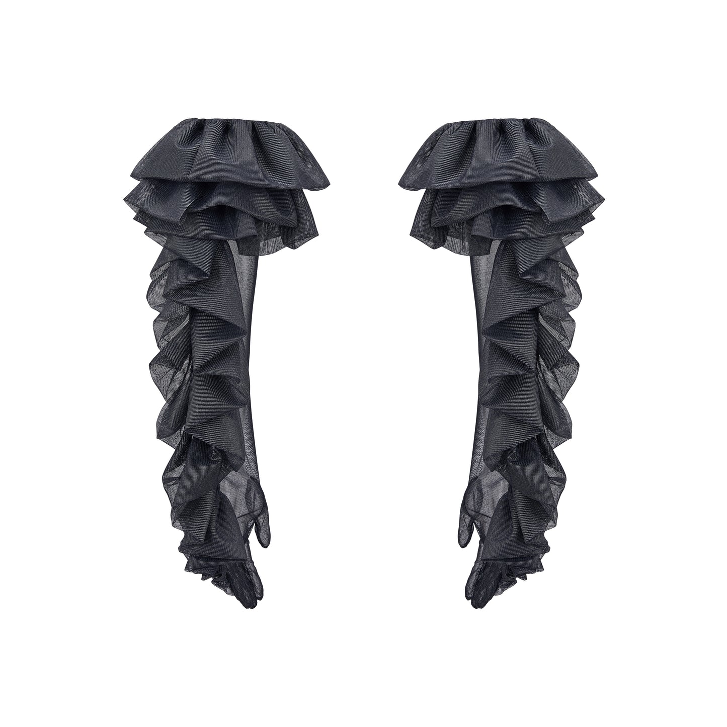 ordúdíordú | Gloves - Long Ruffled Gloves