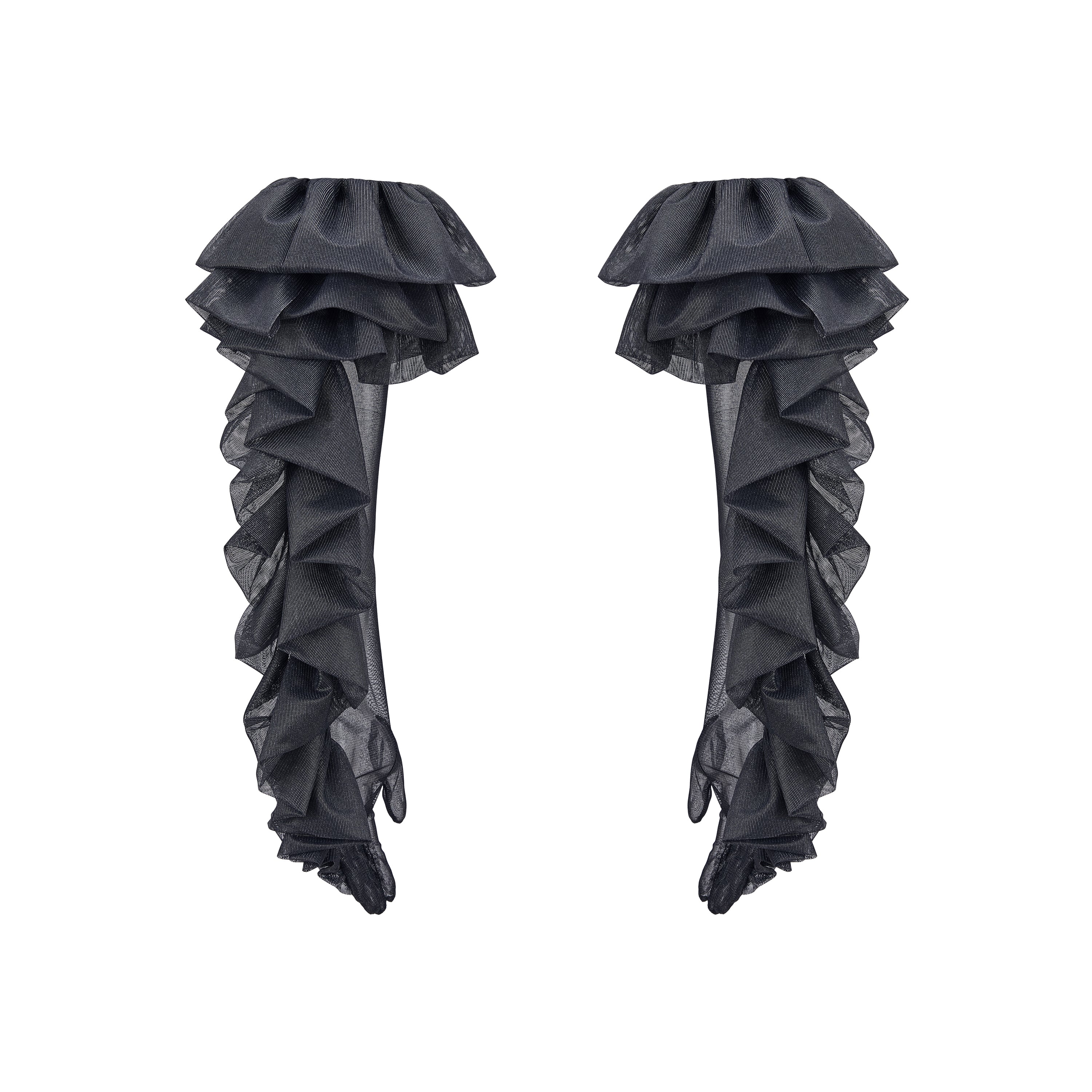 ordúdíordú | Gloves - Long Ruffled Gloves