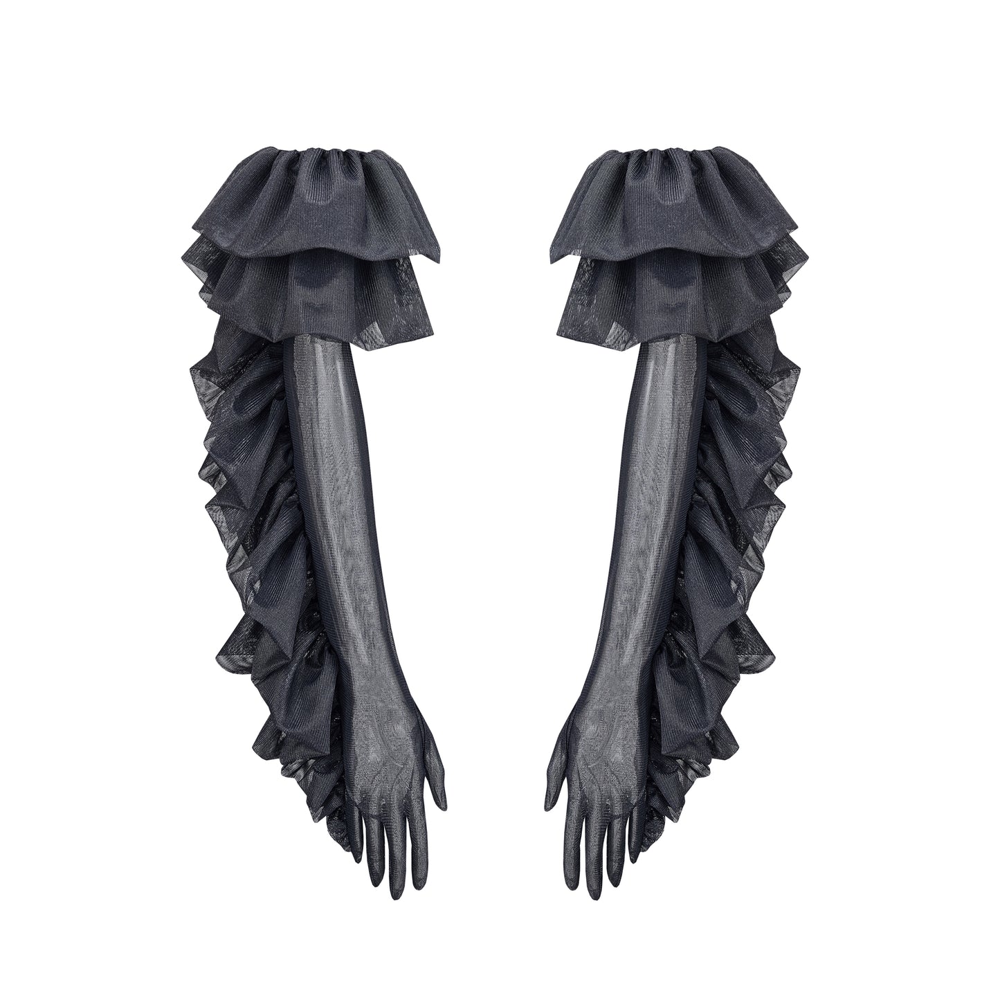 ordúdíordú | Gloves - Long Ruffled Gloves